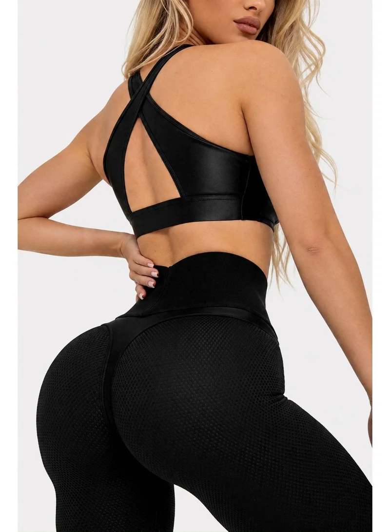Bona Fide Mistress Black Mistress High Waist Gym Leggings for Women for Women | Best Price UAE