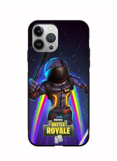 Protective Case Cover For Apple iPhone 11 Pro Max Fortnite Space Bomber Design Multicolour