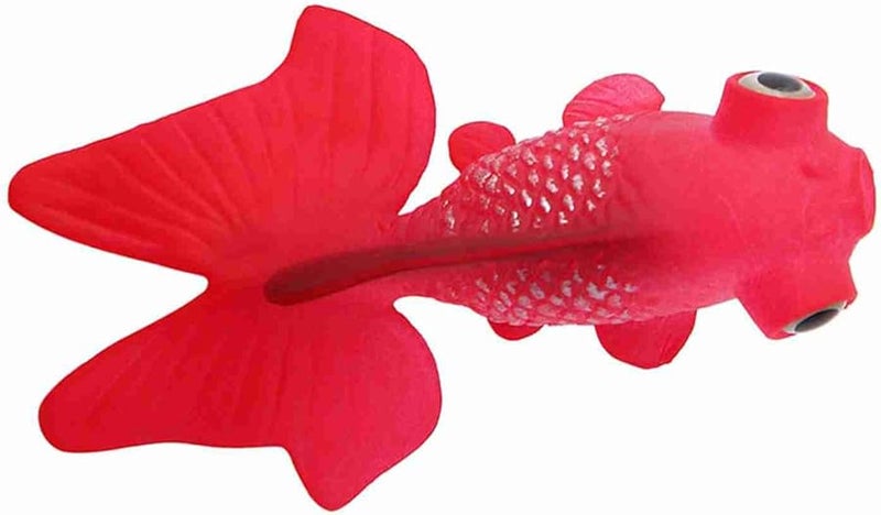 سمكة ذهبية حمراء اصطناعية من البلاستيك لتزيين أحواض الأسماك - Image 3