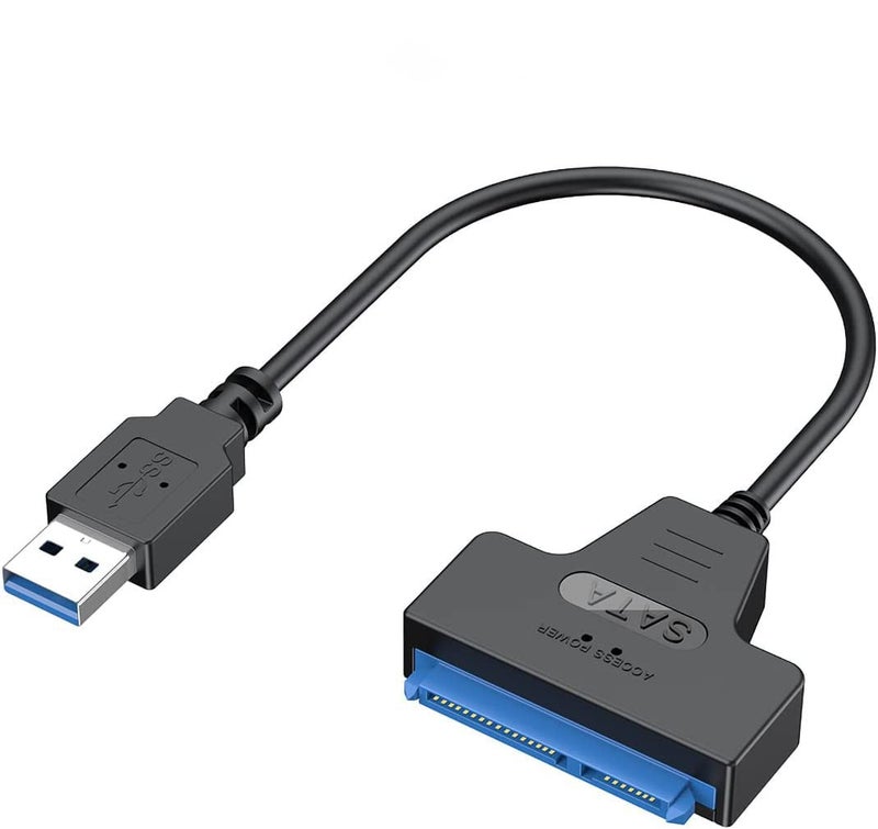 Etzin USB 3.0 & Type-C SATA, USB-C USB 3.0 SATA Adapter Hard Disk Driver SSD Adapter Cable for 2.5" SSD/HDD Drives External Converter Cable-(EPL-258TC) - Image 1