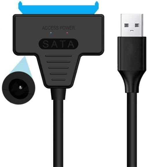Etzin USB 3.0 & Type-C SATA, USB-C USB 3.0 SATA Adapter Hard Disk Driver SSD Adapter Cable for 2.5" SSD/HDD Drives External Converter Cable-(EPL-258TC) - Image 3