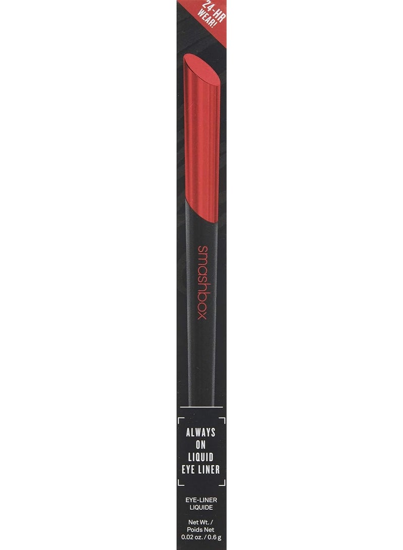 Smashbox Always On Liquid Eye Liner - Black (24 Hour Wear, Ultra Fine Tip) 0.6g - Image 2