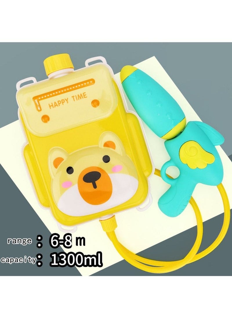 WAOKN Water Gun for Kids, Backpack Water Gun with 1.3L High Capacity Tank Adjustable Straps, Kids Summer Pool Beach Sand Outdoor Water Fighting Play Toys Summer Outdoor Water Spray Pull Toy  - Image 1