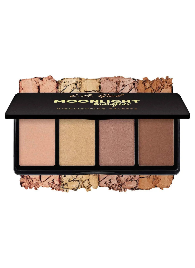 لا جيرل Fanatic Blush & Highlighter Palette - Moonlight Magic