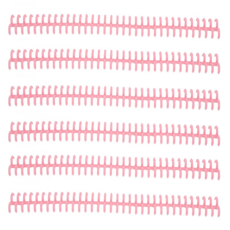 Plastic Binding Spine 34 Hole 12mm Inner Diameter 10pcs Reusable & Durable Binding Loop - Easy To Install Detachable Binding Ring for Office School Home Use - Image 4