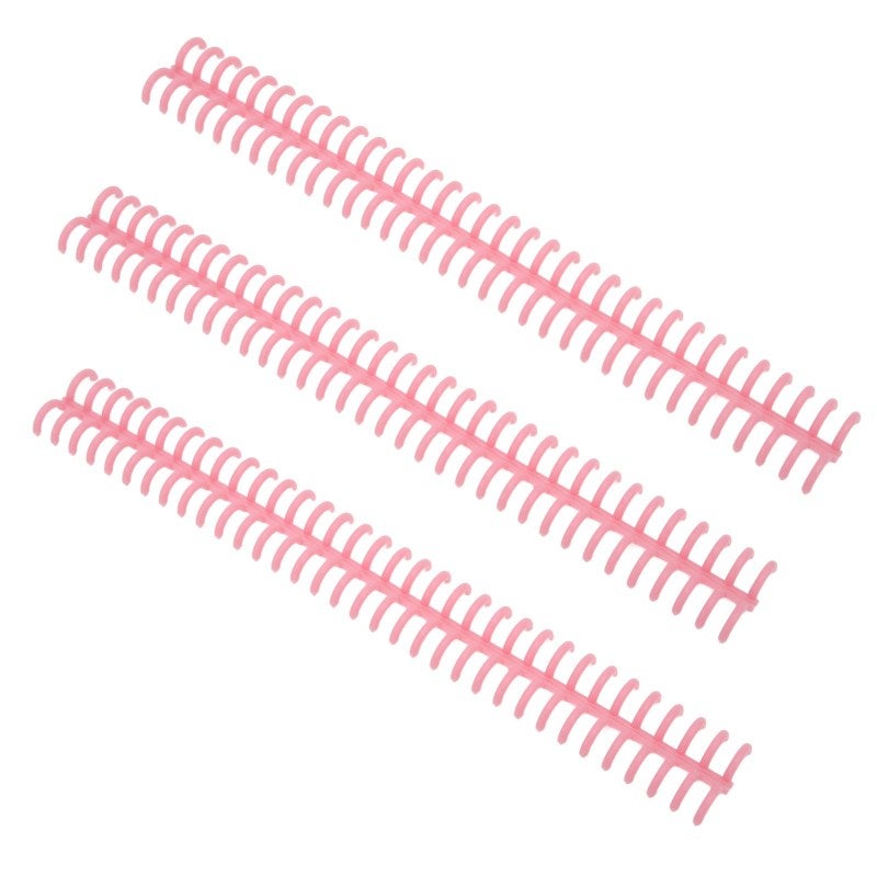 Plastic Binding Spine 34 Hole 12mm Inner Diameter 10pcs Reusable & Durable Binding Loop - Easy To Install Detachable Binding Ring for Office School Home Use - Image 3