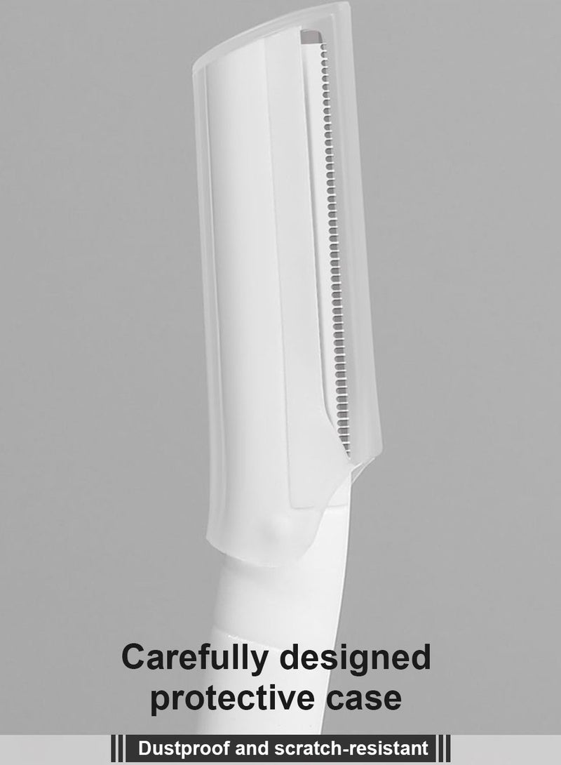 ماي أونلي ماكينة حلاقة الحواجب للنساء، ماكينة حلاقة للوجه للنساء، عبوة من 3 قطع لإزالة شعر الوجه بأمان، ماكينة حلاقة للوجه مع غطاء، أداة تقشير البشرة للنساء أدوات مكياج للعناية بالوجه - Image 3