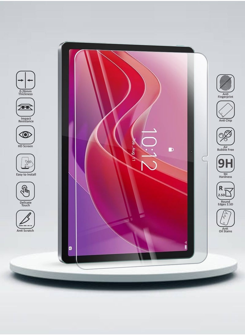 Wtech Lenovo Tab K11 4G 2024 (10.95 Inch) 9H Ultra HD Tempered Glass Screen Protector - Clear  - Image 2