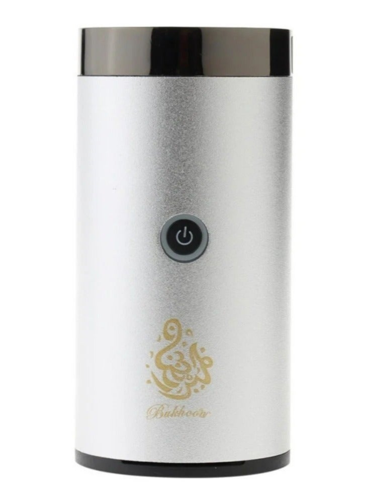 مبخرة كهربائية بتصميم جديد محمول بمنفذ USB نوع C قابلة للشحن فضي