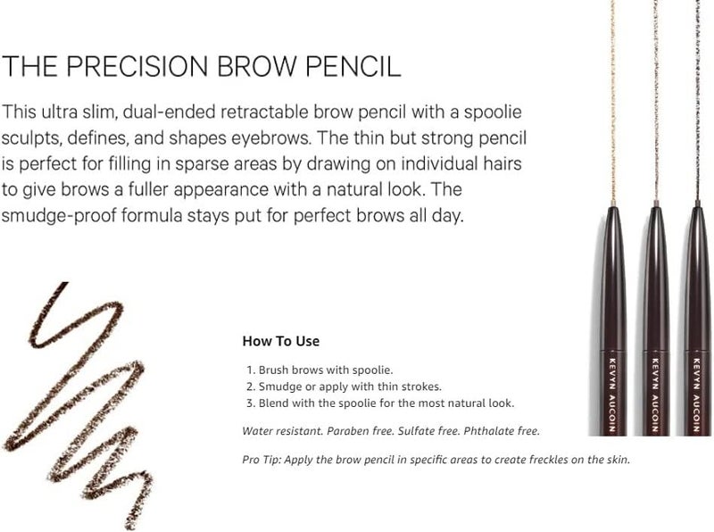 Kevyn Aucoin The Precision Brow Pencil - Brunette - Image 4