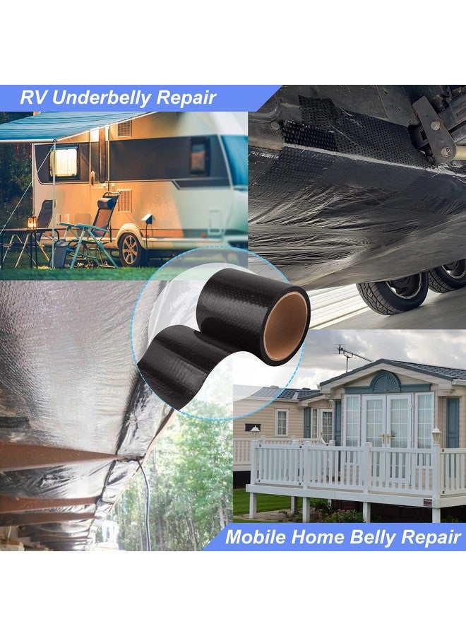 PlusRoc RV Underbelly Material RV Underbelly Tape Waterproof Flex Belly Tape with Permanent Sealing Adhesive for Mobile Home, Camper Travel Trailer, Tear Repair Patch(6'' x 50') - Image 5