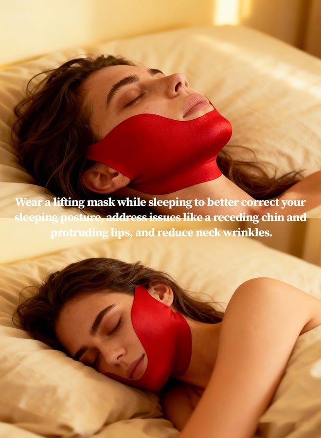 أفاجار قناع AVAJAR Perfect V Line Lifting Mask - لتقليل الذقن المزدوجة وشدها، قناع رفع الذقن للنساء - قناع خط الفك مع حمض الهيالورونيك والصبار (5 قطع) - Image 3