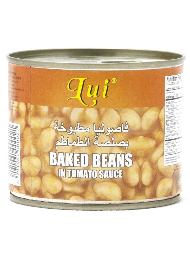 Lui Beans in Tomato Sauce Easy Open Can, 227g - Image 1