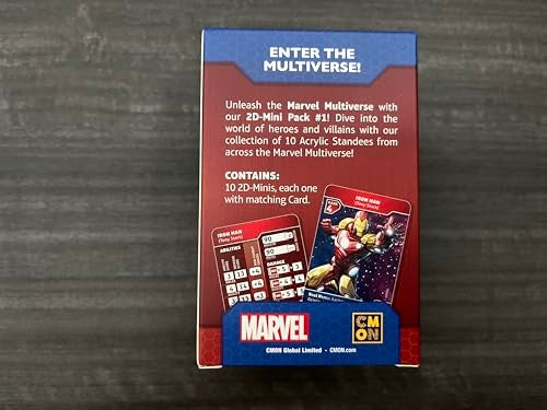 CMON Marvel Multiverse RPG 2D Mini Pack 1 Iconic Heroes Villains 10 Acrylic Standees with Bases Collector Cards Strategy Game for Kids Adults Ages 14 24 Players Made by CMON - Image 5