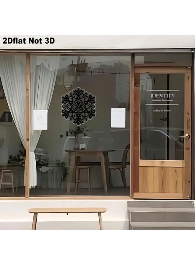 Christmas Snowflake Window Painting Art 11 8x11 8 Inches Acrylic Wall Decoration Model 9 5 1 - Image 4