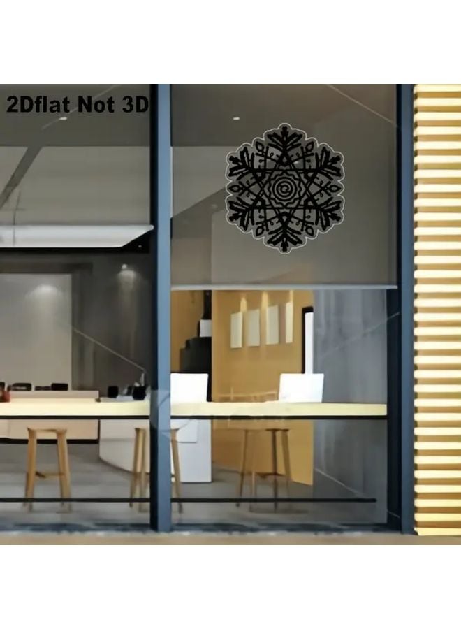 Christmas Snowflake Window Painting Art 11 8x11 8 Inches Acrylic Wall Decoration Model 9 5 1 - Image 5