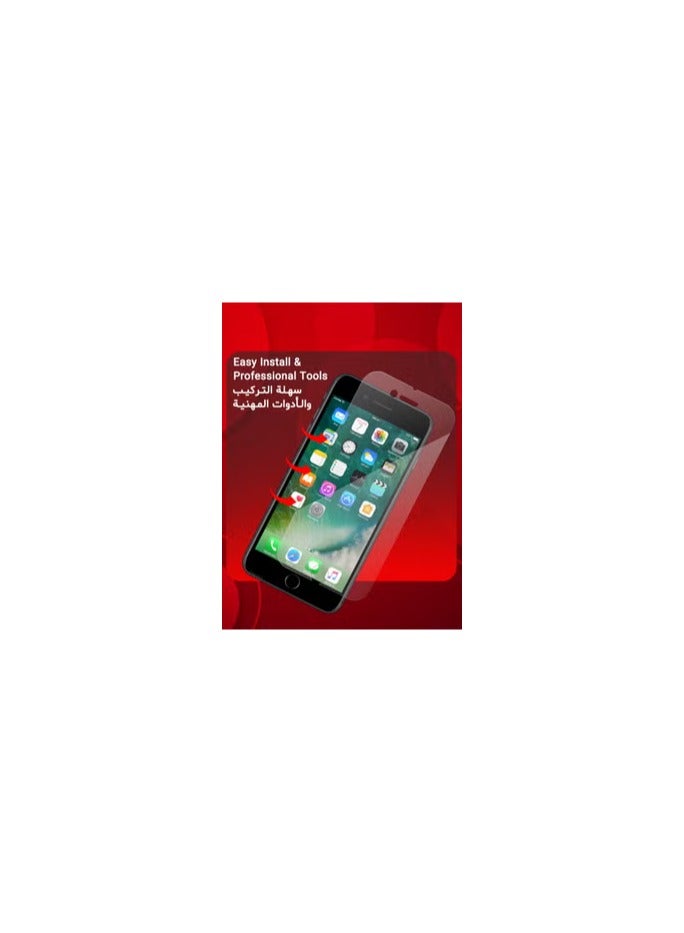 CATANES (For Apple iPhone 7 Plus) Screen Protector Shockproof Anti Bubble Tempered Glass - Clear - Image 1