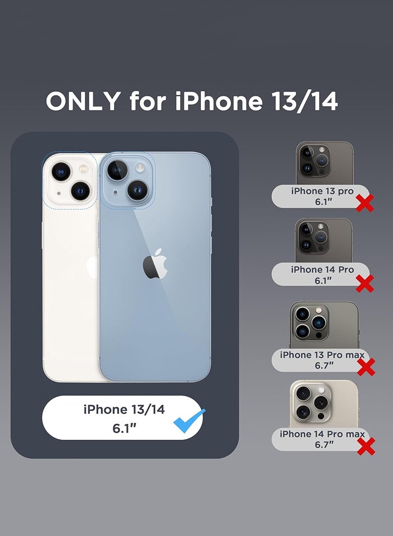 Case Up Premium Clear MagSafe Case For iPhone 13/ 14 [Compatible with MagSafe] Anti-Yellowing Slim Transparent Phone Case Protective Magnetic Cover for iPhone 13/ 14 6.1 Inch - Image 2