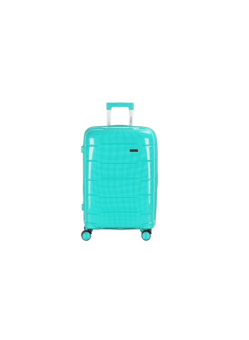 فيبتور مجموعة حقائب سفر من البولي بروبيلين مكونة من 4 قطع مع قفل إدارة أمن النقل ومقبض من الألومنيوم بثلاث مراحل وعجلات دوارة مزدوجة 360 درجة وهيكل صلب من البولي بروبيلين المتين وحقيبة سفر خفيفة الوزن - Image 2