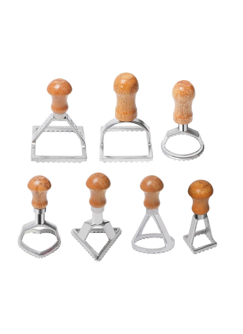 Dumpling mold 7-piece set, biscuit cake snack mold kitchen cake printing pastry mold biscuit mold  - Image 1