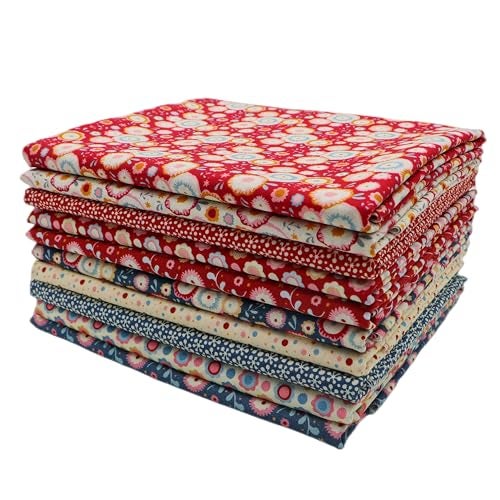 iNee Candy Bloom Fat Quarters Fabric Bundles, Quilting Sewing Precut Cotton Fabric, 18 x 22 inches, Candy Bloom - Image 2