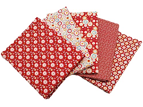 iNee Candy Bloom Fat Quarters Fabric Bundles, Quilting Sewing Precut Cotton Fabric, 18 x 22 inches, Candy Bloom - Image 3