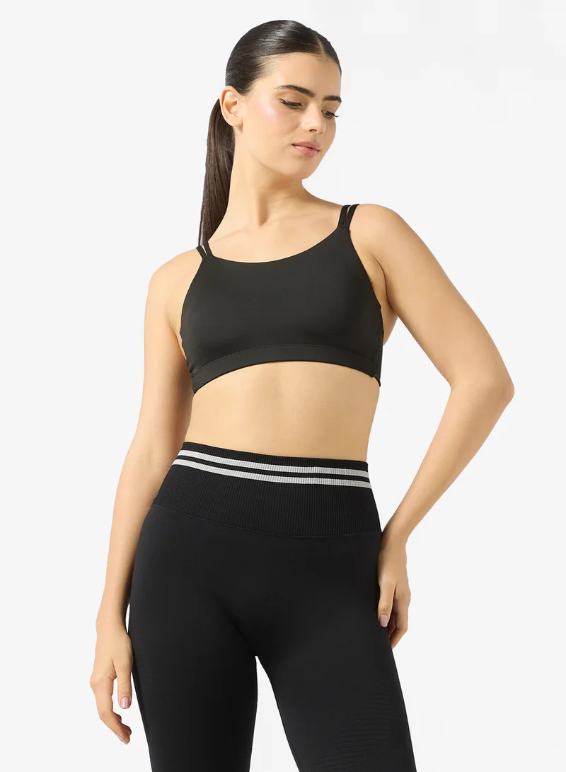 Strappy Medium Support Sports Bra
