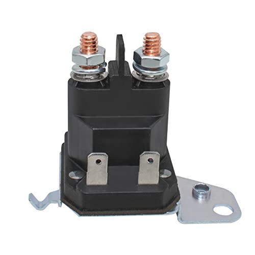 HPEVA Starter Solenoid 762-1261-211-50 762-1261-211-51, 12V 100A 4 Terminals Lawn Mower Solenoid Compatible With MTD Lawn Mower Tractors, Compatible With Trombetta 862-1241-211-12 & Craftsman 532192507 - Image 1