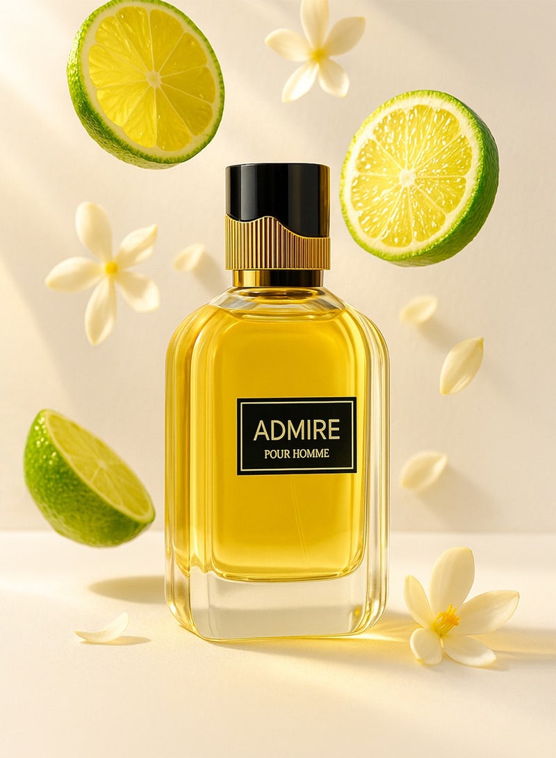 ديفينا عطرا أدماير للرجال، ١٠٠ مل | عطور تدوم طويلاً، عطر يعشقه الرجال | برائحة الجلد والفانيليا - Image 1