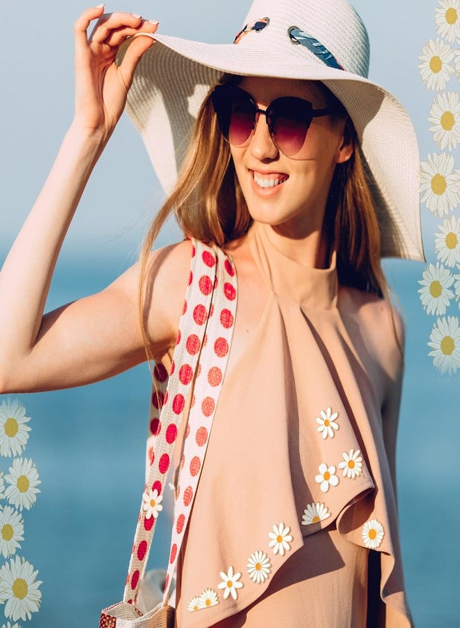 Yinkin 48 Pcs Spring Daisy Flower Lapel Pins for Women Daisy Award Pin Women Brooch Safety Push Buckle for Shirt Hat Sweater - Image 5