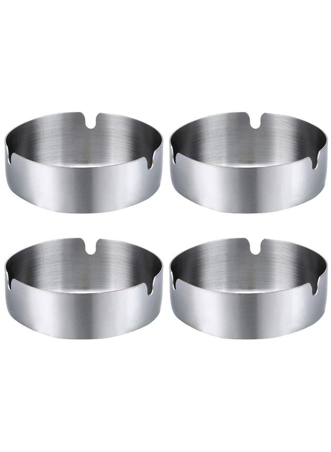 Stainless steel round cigarette and cigar cleaning set - 4-piece se - Image 1