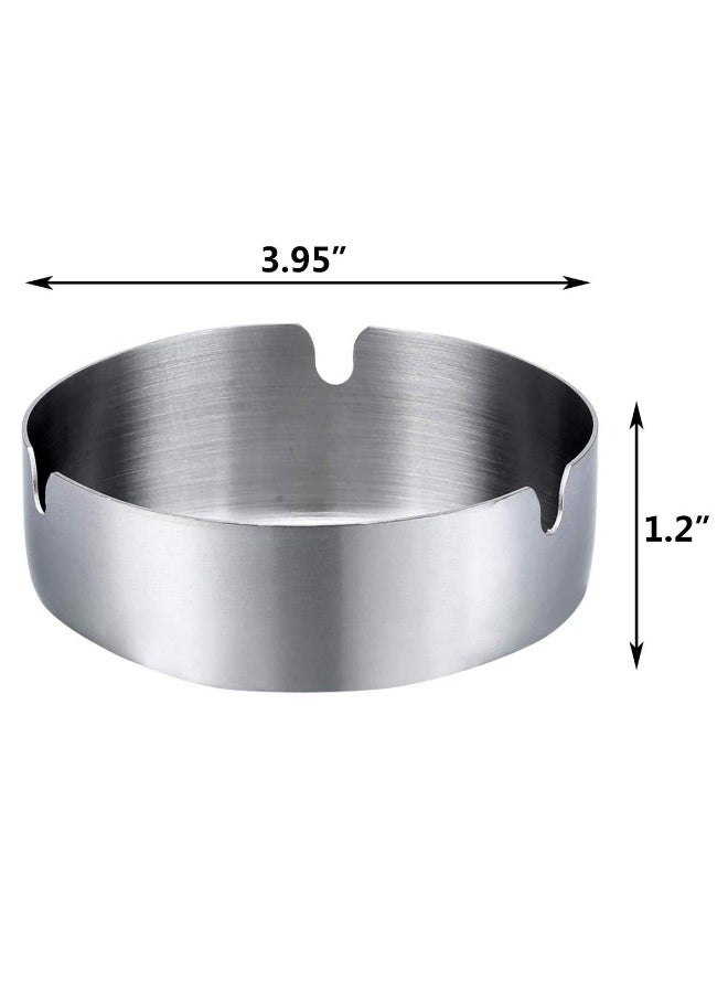 Stainless steel round cigarette and cigar cleaning set - 4-piece se - Image 2