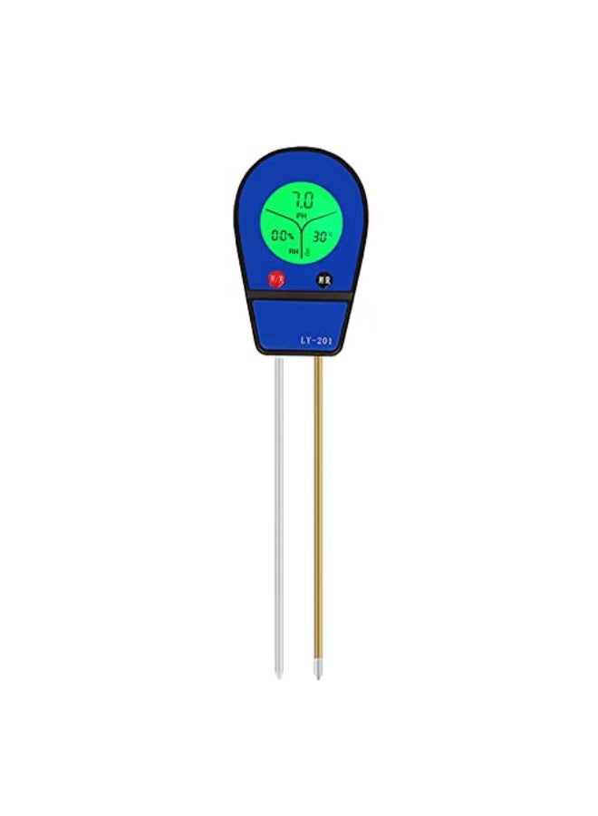 Generic DURAGS Quality analyzer, 3 in 1 LCD Digital Display Soil PH Tester Soil Moisture/Temp/PH Testers Garden Planting Soil Detector Soil Temperature Test Tool Soil Detect Device  - Image 1