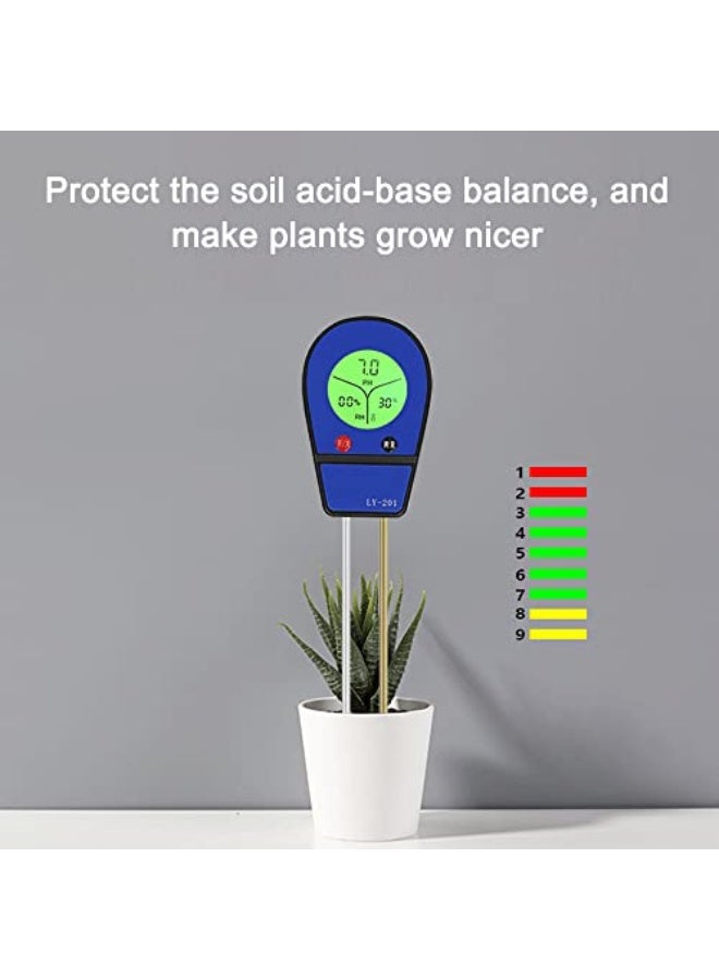 Generic DURAGS Quality analyzer, 3 in 1 LCD Digital Display Soil PH Tester Soil Moisture/Temp/PH Testers Garden Planting Soil Detector Soil Temperature Test Tool Soil Detect Device  - Image 5