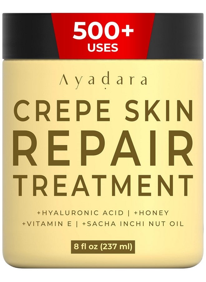 AYADARA Yadara Crepey Skin Repair Treatment 8Oz Firming Lotion For Loose Skin Crepe Corrector Collagen Cream For Body Skintightening Wrinkle Cream For Face Neck Arms And Legs 500+ Uses - Image 1