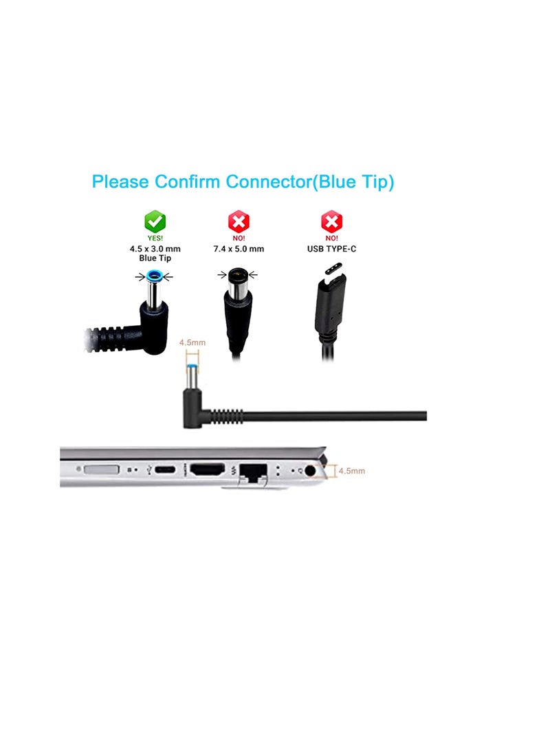 Terabyte 200W 19.5V 10.3A Laptop Charger for Omen 15 17, HP Pavilion Gaming 15 16 17, ZBook Fury Create Studio Power 15 17 G3 G4 G5 G6 G7 G8,TPN-LA21 TPN-DA10 ADP-200HB B Power Supply Adapter Cord - Image 3