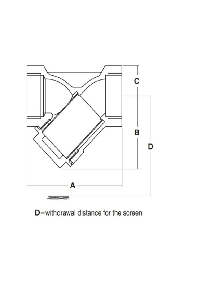 Bronze Y Strainer PN32 3/4'' (Hattersley) - Image 2