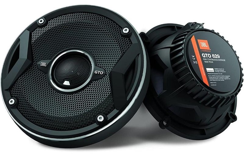 JBL GTO629 6.5-Inch Premium Coaxial Car Speakers Set of 2 | High-Fidelity Sound, Carbon-Injected Cones, Edge-Driven Dome Tweeters, Easy Installation, Universal Fit - Image 1