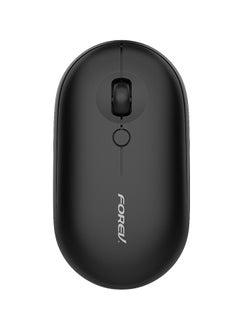 Forev Wireless Optical office mouse 2.4GHz (FV-W388/black) 1600dpi For PC and Laptop with 1 AA battery long life and smart power  - Image 1
