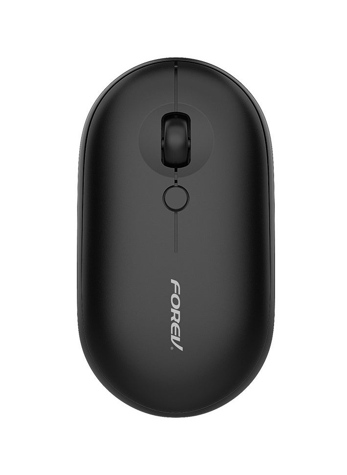 Forev - Wireless Optical office mouse 2.4GHz (FV-W388/black) 1600dpi For PC and Laptop with 1 AA battery long life and smart power - Image 1