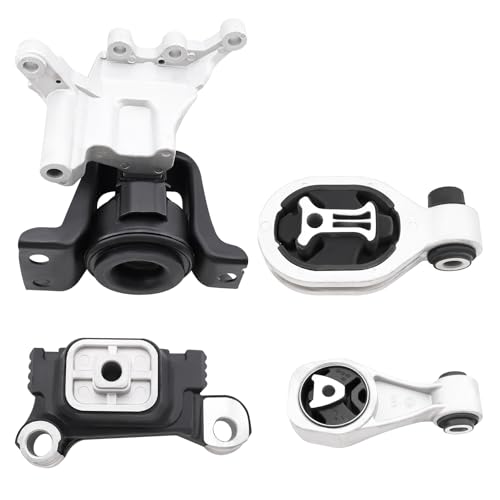 loongrie Engine Motor and Transmission Mount Kit Compatible with 20112017 Juke 16L L4 Turbocharged Engine FWD Transmission Replace OE A4309 112201KF0A A7376 113501KC0A A7379 113601KC0A A7380 112101KC0B - Image 1
