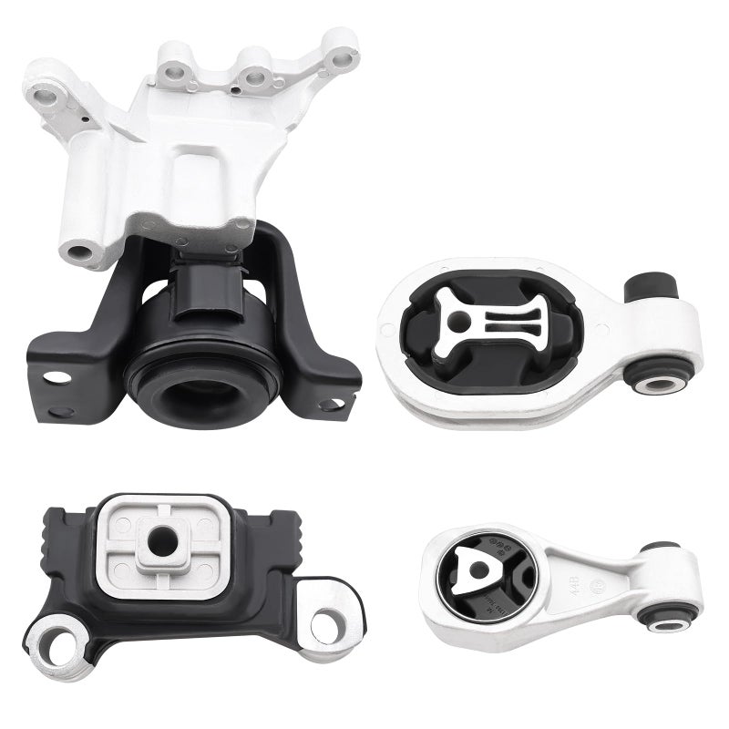 loongrie Engine Motor and Transmission Mount Kit Compatible with 20112017 Juke 16L L4 Turbocharged Engine FWD Transmission Replace OE A4309 112201KF0A A7376 113501KC0A A7379 113601KC0A A7380 112101KC0B - Image 2