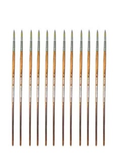 Artmate Artmate Artist Brushes Round 8 Size, Set Of 12 Pieces 