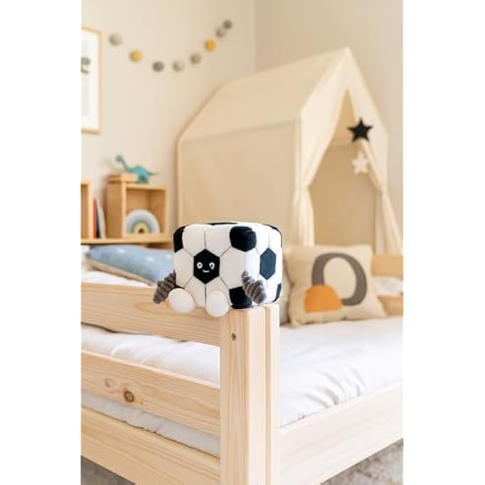 MGM Toy - Squarepal - Football - Anti-Stress Plush - 193616 - Memory Foam - Gadget - Gift - Sports - Rehabilitation - Anxiety - Sensory Toy - From 2 Years - Image 4