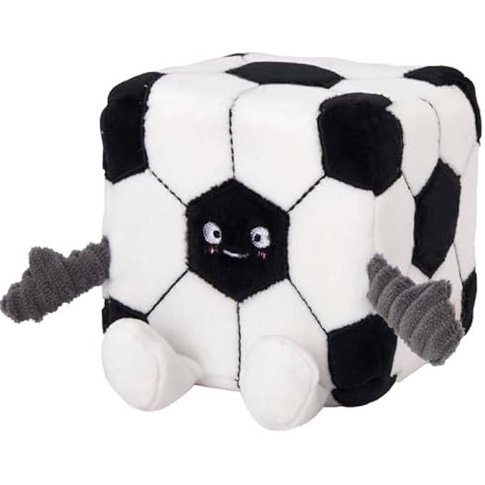 MGM Toy - Squarepal - Football - Anti-Stress Plush - 193616 - Memory Foam - Gadget - Gift - Sports - Rehabilitation - Anxiety - Sensory Toy - From 2 Years - Image 1