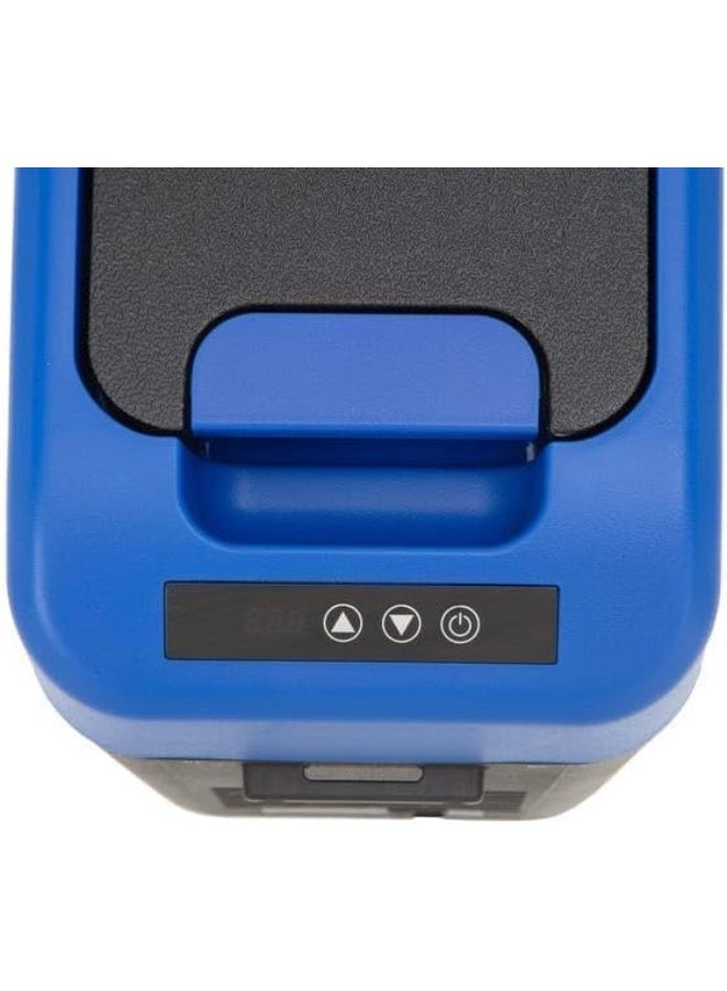 LC Car Refrigerator, 15 Liter, 45 Watts, DC12-24V/AC 220-240V, Blue and Black DLC-33515 - Image 5