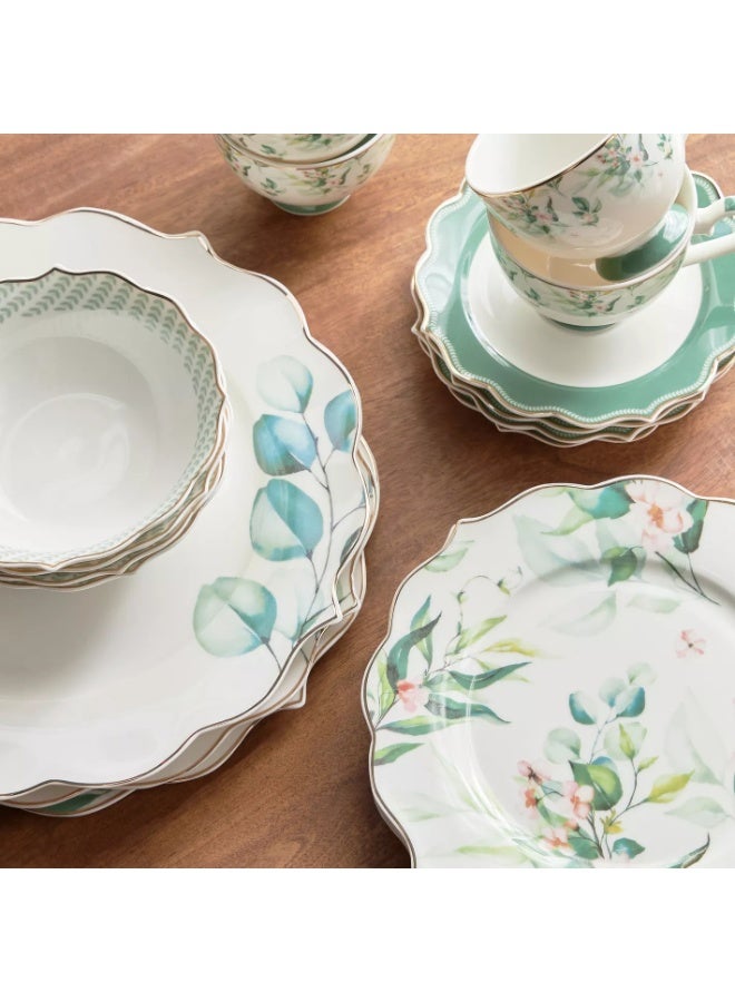 Centrepoint طقم عشاء 20 قطعة من خزف نيو بون فاخر – أواني طعام فاخرة تكفي 4 أشخاص | يشمل أطباق عشاء وأطباق جانبية وأوعية وأكواب – تصميم أنيق وعصري – آمن للغسالة والمايكروويف – مثالي للاستخدام اليومي والمناسبات الخاصة - Image 3