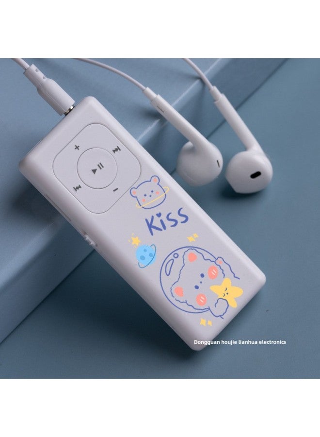 Mp3 Walkman Student Edition English Learning Artifact Music Player Senior High School Students Special Music Mp4-Body Color:8 Snoopy (with External Release)-Memory Capacity:8gb-b Full Set Of Headphones = Headphones + Data Cable + Otg Download  - Image 2