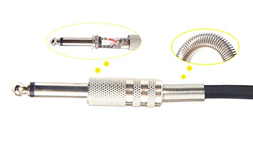Devinal Unbalanced XLR Male to 1/4" Inch TS Mono Male Plug Audio Connector, 6.35mm to XLR Cable for Amplifiers, Instruments etc.[6 Feet] - Image 4