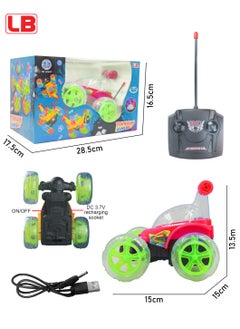 LB Tornado King Super Power 360° Flip Remote Control Ultimate RC Adventure Car Rechargeable With Light And Sound  - Image 4
